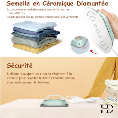 Mini fer de voyage pour vêtements