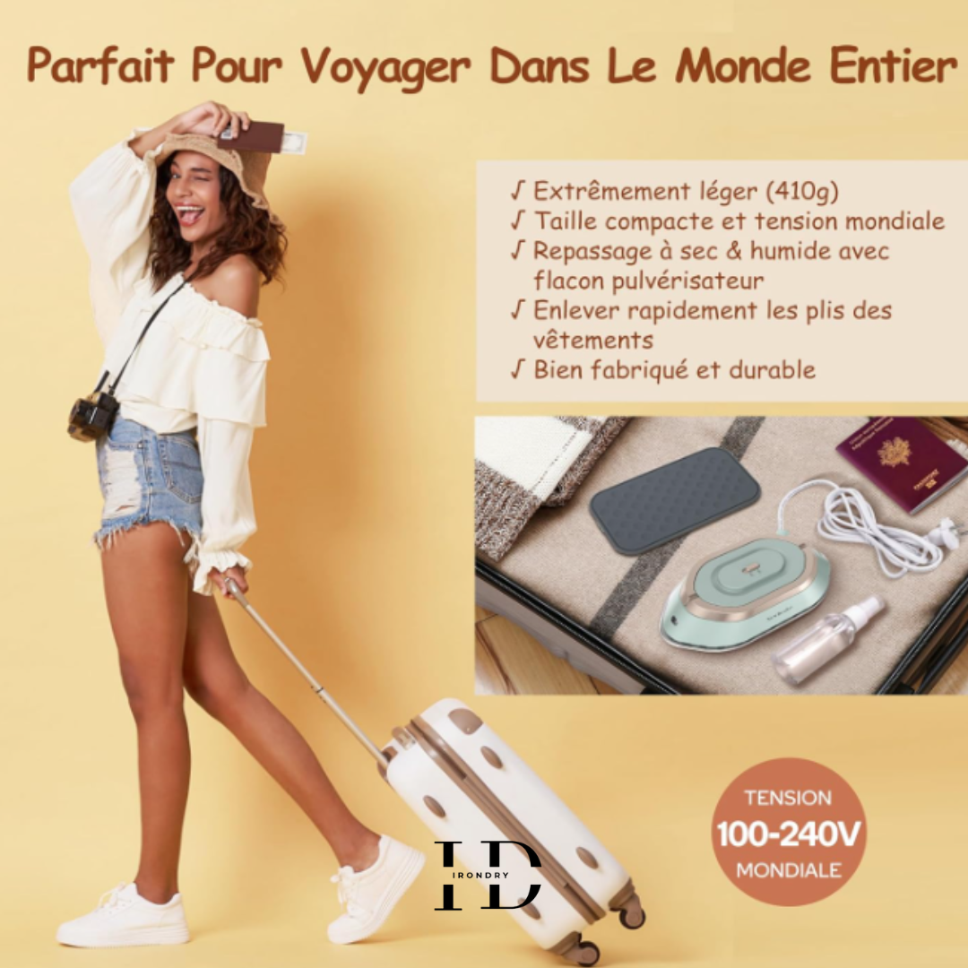 Mini fer de voyage pour vêtements