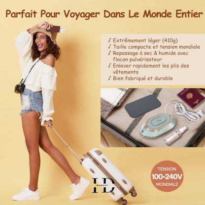 Mini fer de voyage pour vêtements